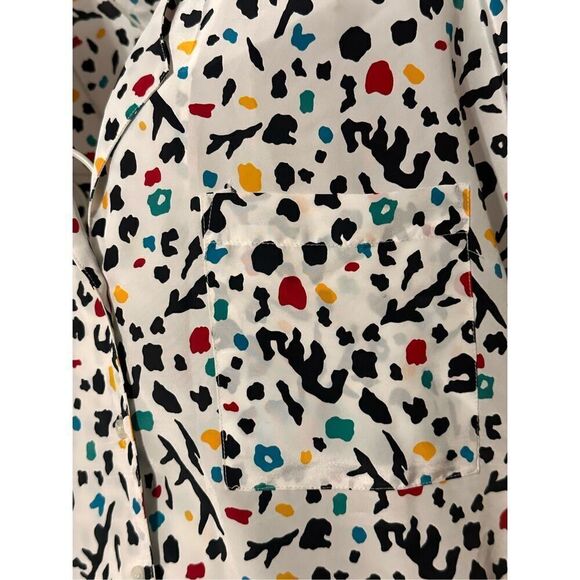 Beautiful SHOWSTOPPER  VINTAGE RARE women Sheridan Square Vintage size 10 MULTIC - Picture 8 of 9